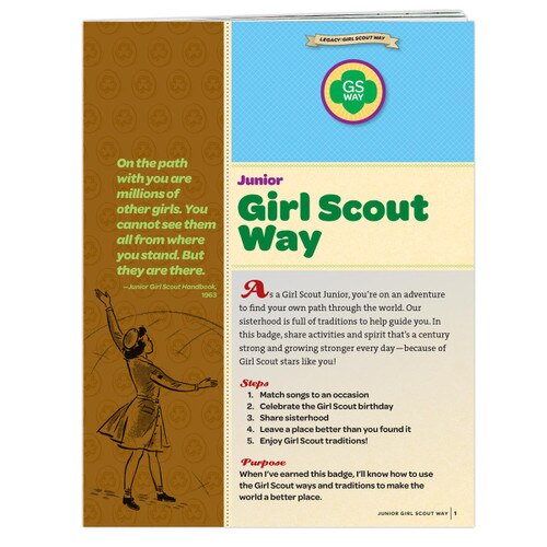 Junior Girl Scout Way