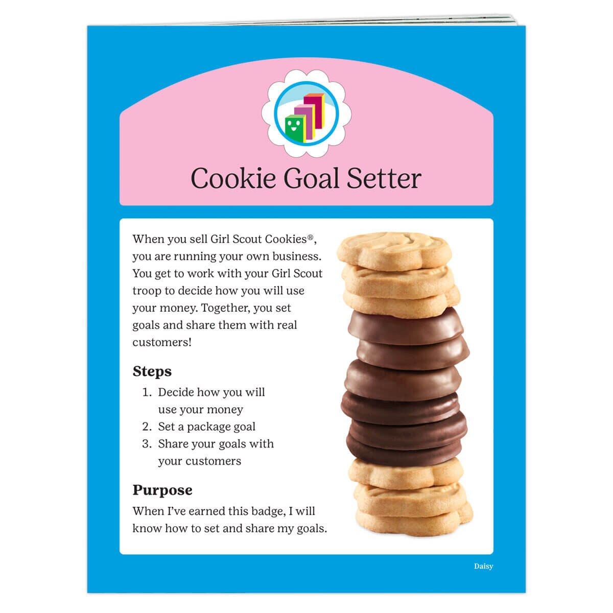 Cookie Goal Setter Badge Requirements