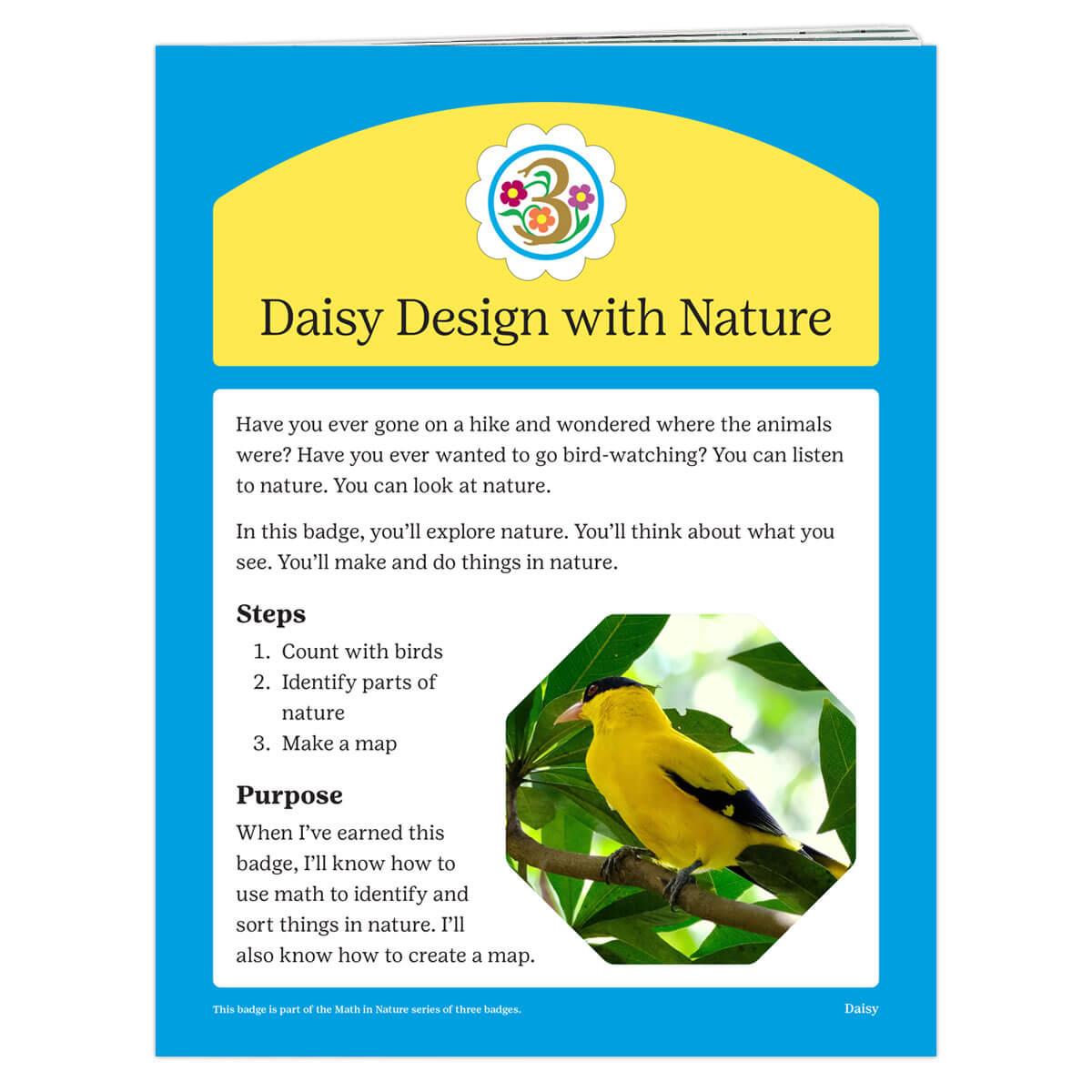 Daisy Design with Nature Badge Requirements Girl Scout Shop