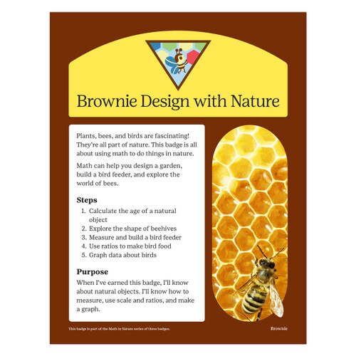 Brownie Design with Nature Digital Badge Requirements