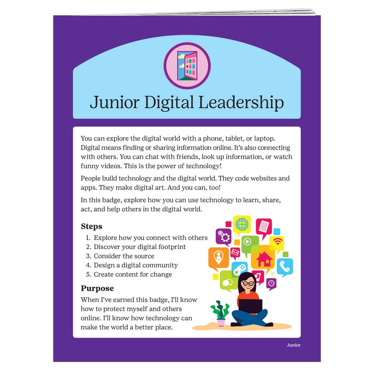 Junior Digital Leadership Badge Requirements Girl Scout Shop