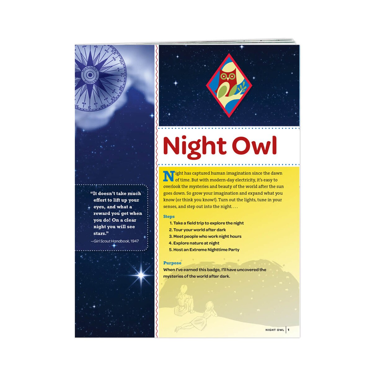 Night Owl Badge Requirements