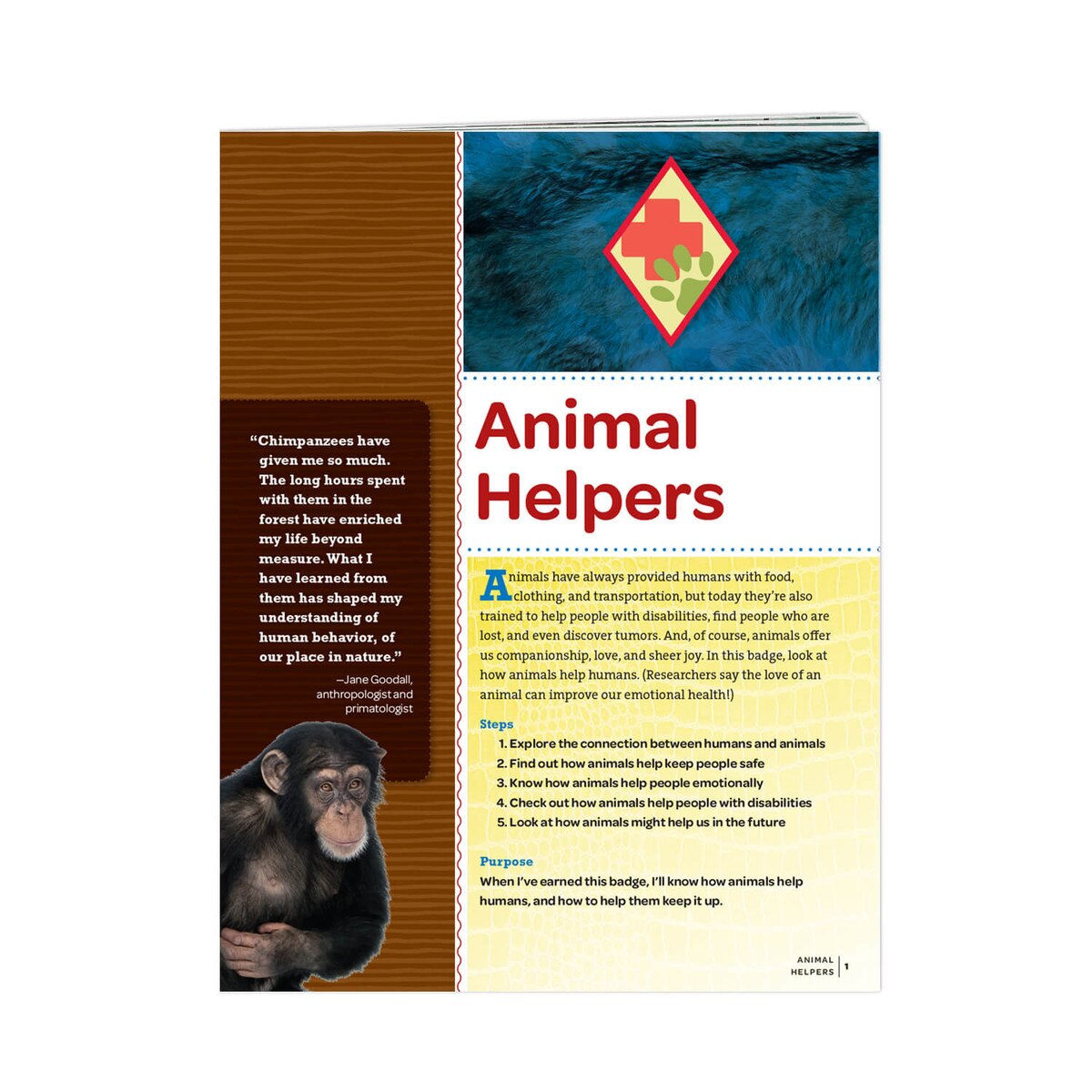 Animal Helpers Badge Requirements