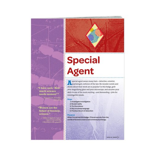 Cadette Special Agent Badge Requirements Girl Scout Shop