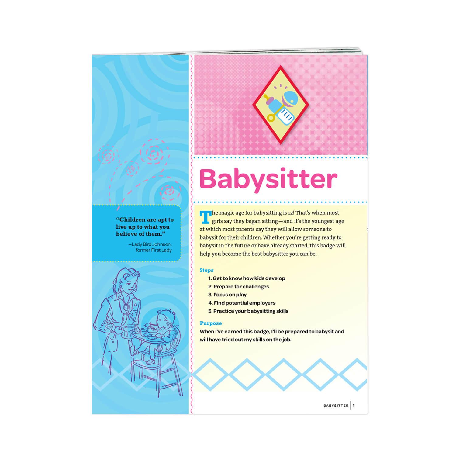 Cadette Babysitter Badge Requirements Girl Scout Shop