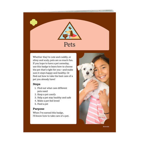 Brownie Pets Badge Requirements