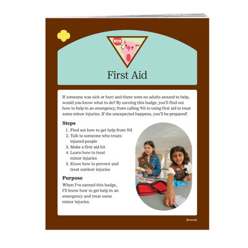 Brownie First Aid Badge Requirements | Girl Scout Shop