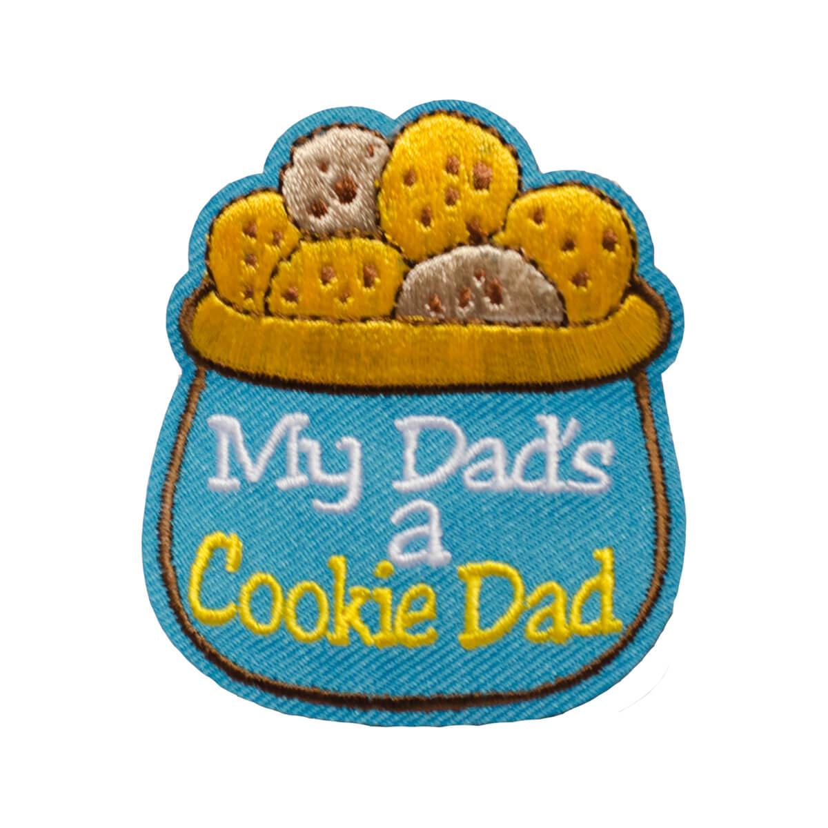 GSOSW My Dad's a Cookie Dad Fun Patch Girl Scout Shop
