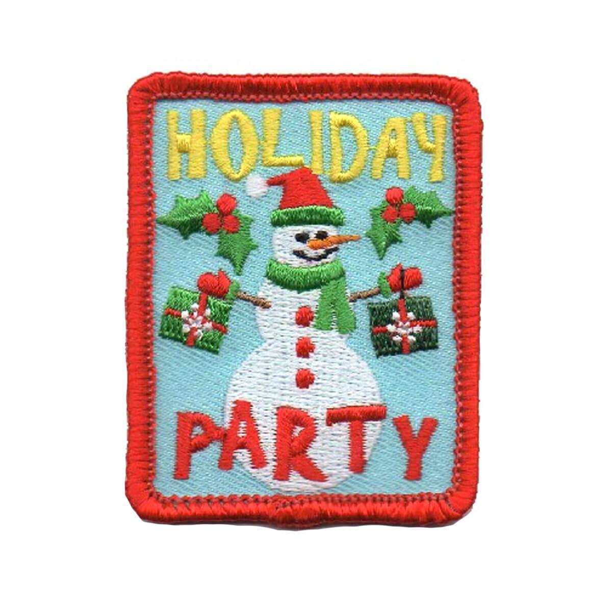 GSOSW Holiday Party Fun Patch Girl Scout Shop