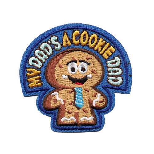 GSOSW My Dad's a Cookie Dad Fun Pat