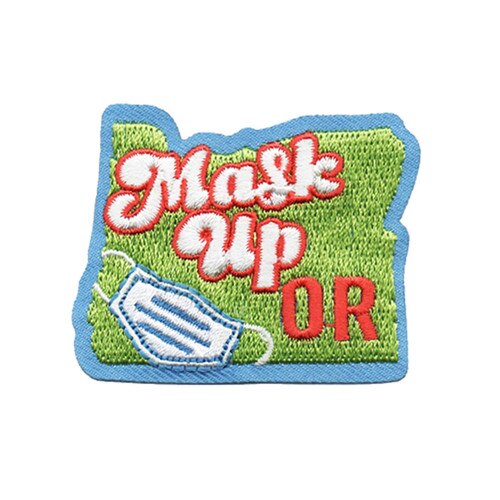 GSOSW Mask Up Oregon Fun Patch