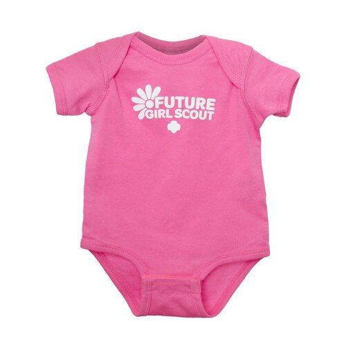GSOSW Future Girl Scout Onesie Pink