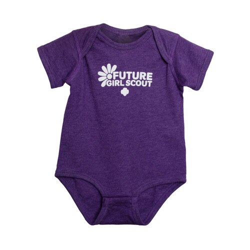 GSOSW Future Girl Scout Onesie Purp