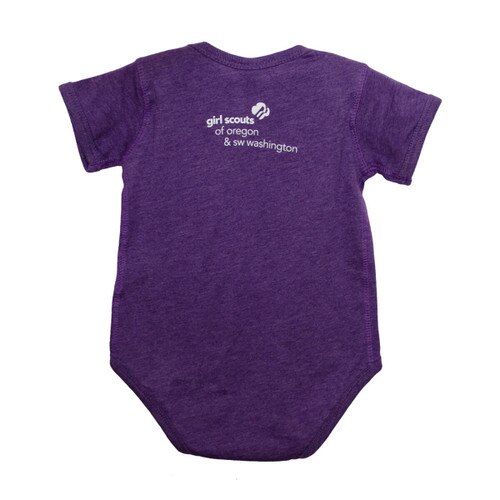 GSOSW Future Girl Scout Onesie Purp