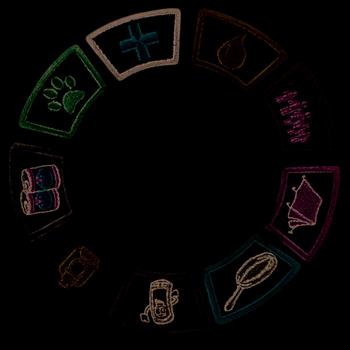 GSWW GREAT CASCADIA ZOMBIE SURVIVAL ROCKER PATCH SET Girl Scout Shop