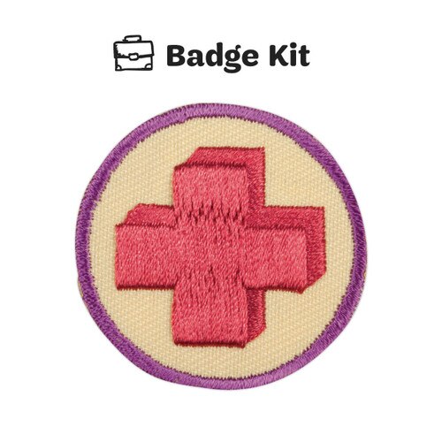 GSWW JUNIOR FIRST AID SINGLE BADGE