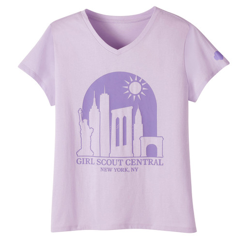 Girl Scout Central V-Neck T-Shirt —