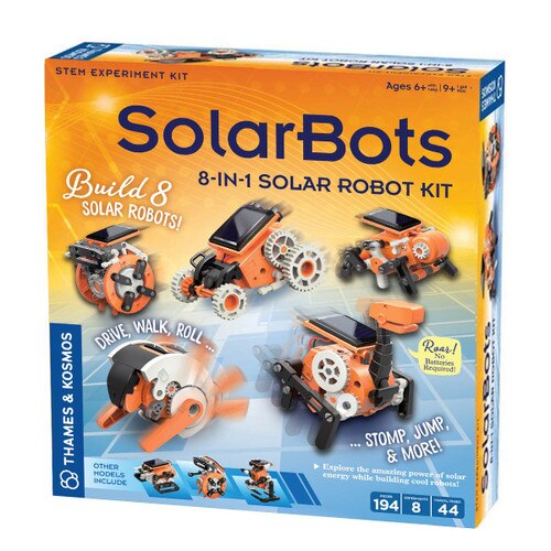 SolarBots 8-in-1 Solar Robot Kit