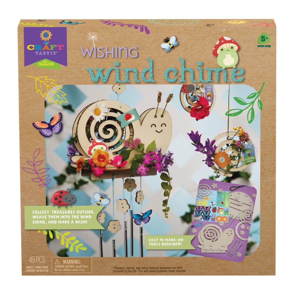 Craft-tastic PlayMonster Nature Wishing Wind Chime | Girl
