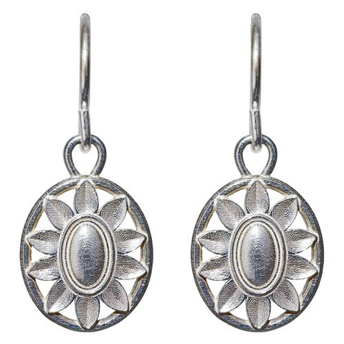 JGLB Silver Daisy Earrings