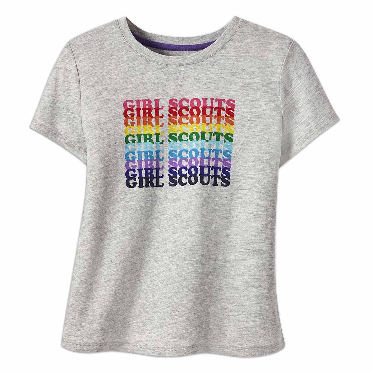 Rainbow sales tshirt girls