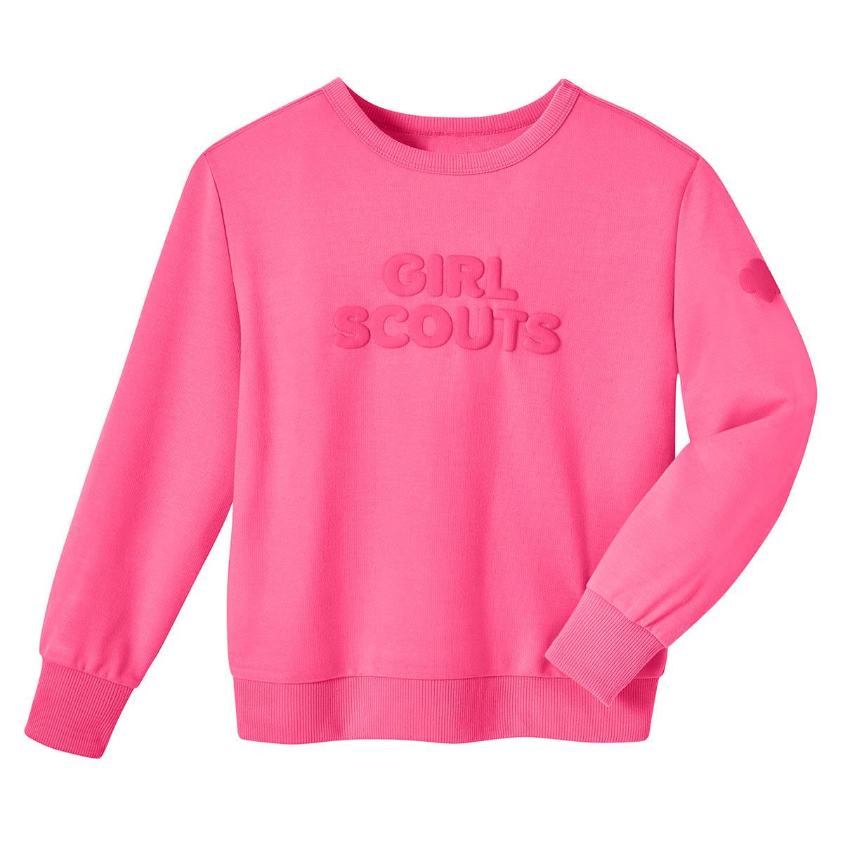 Pink sweatshirt for girls 2025