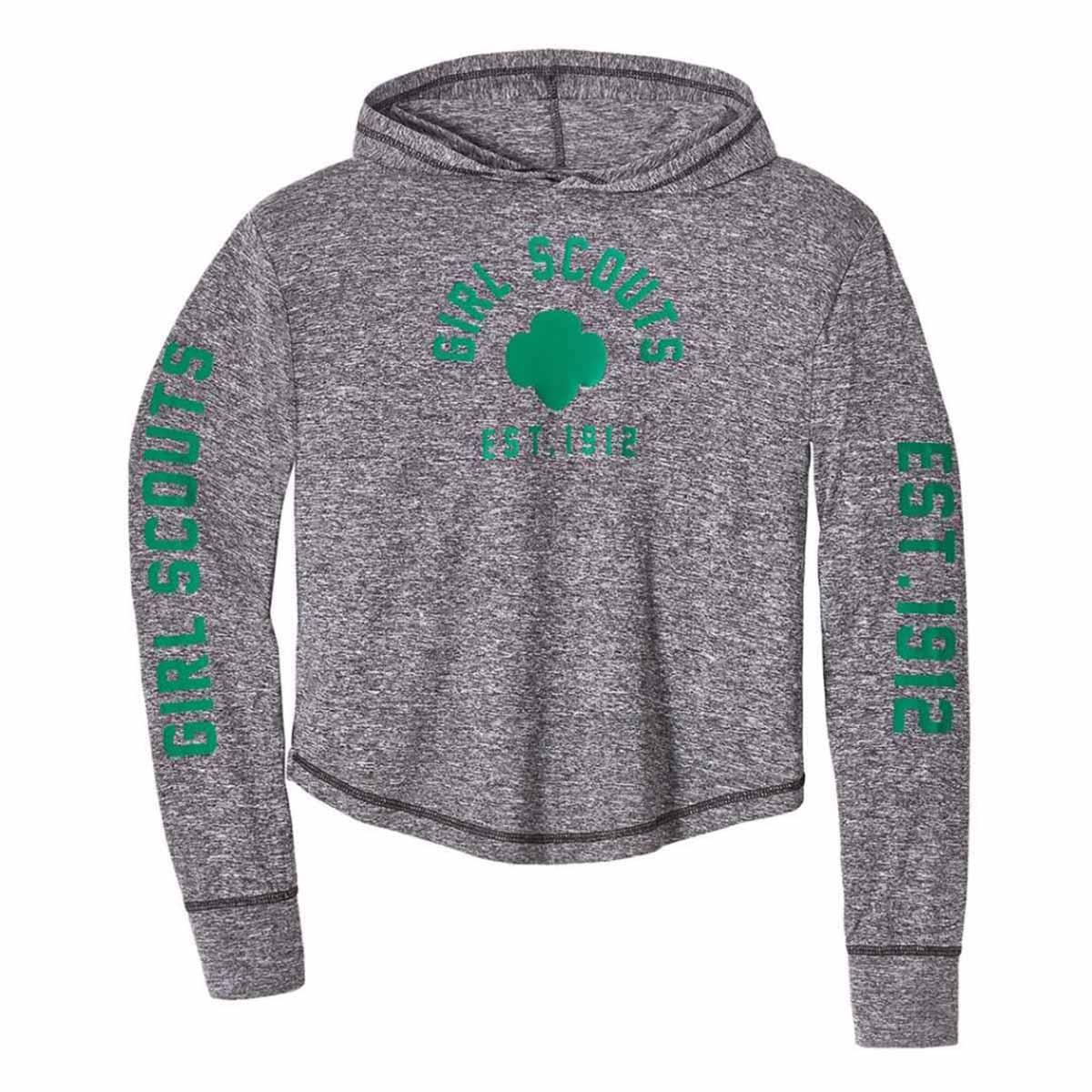 Hooded Sporty Long-Sleeve T-Shirt - Girls | Girl Scout Shop