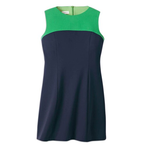 Green And Navy Dress