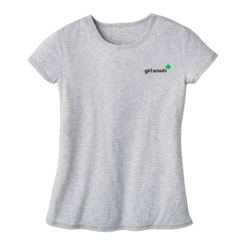 Gray Trefoil T-Shirt – Misses and W