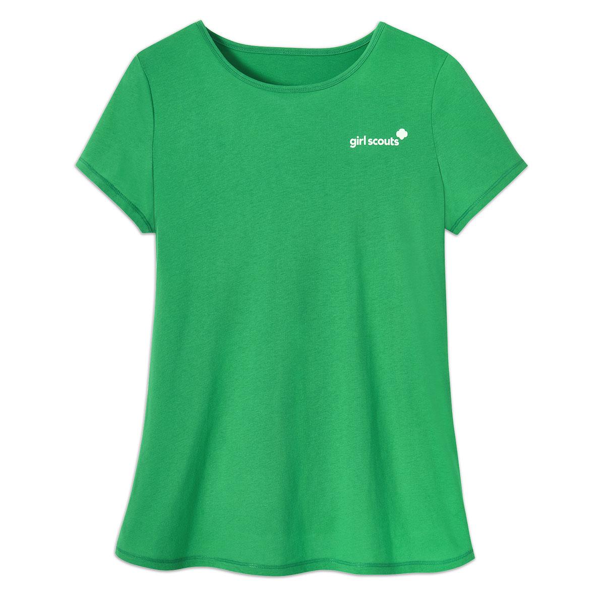 girls green t shirt