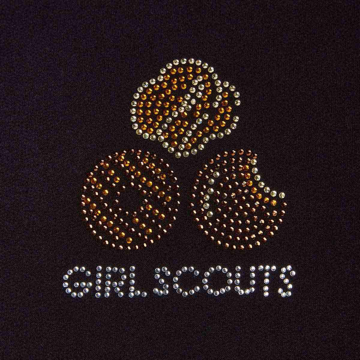 Rhinestone Cookie Zip-Up Hoodie - Women's | Girl Scout Shop