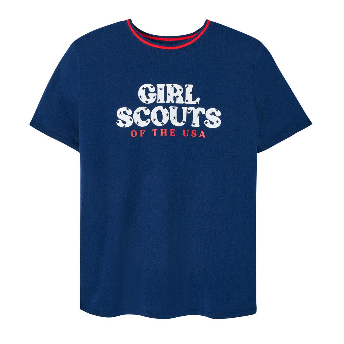 トップス cantate Girl Scouts Shirt Star Spangled T-Shirt - Adult | Girl Scout Shop
