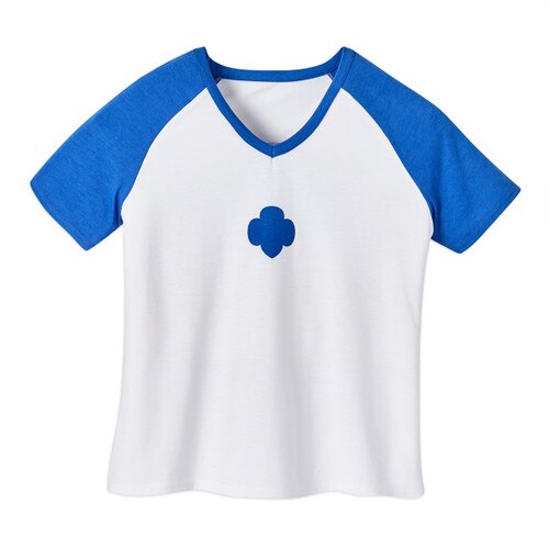 GSC White V-Neck Raglan T-Shirt