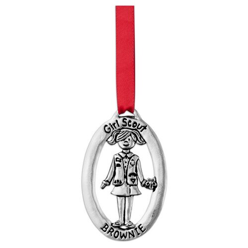 GSC Brownie Pewter Ornament